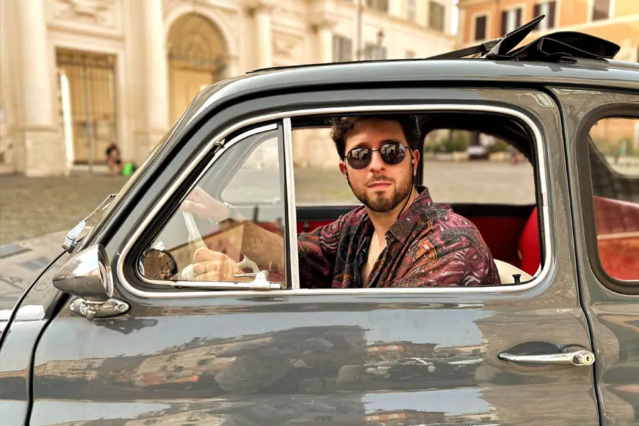 סיור ברכב אספנות פיאט 500 וינטג'